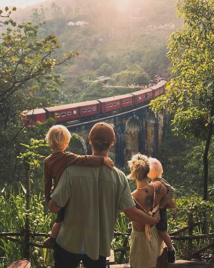 Family at Nine Arch Bridge Ella